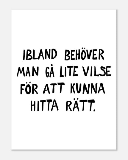 Poster | Gå vilse