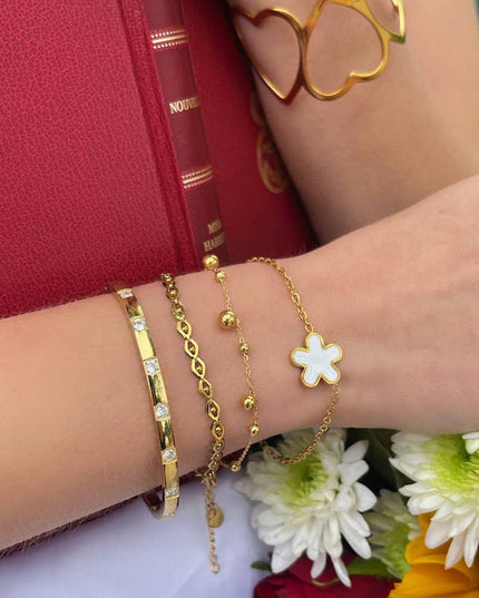 Öga Armband Guld Dam