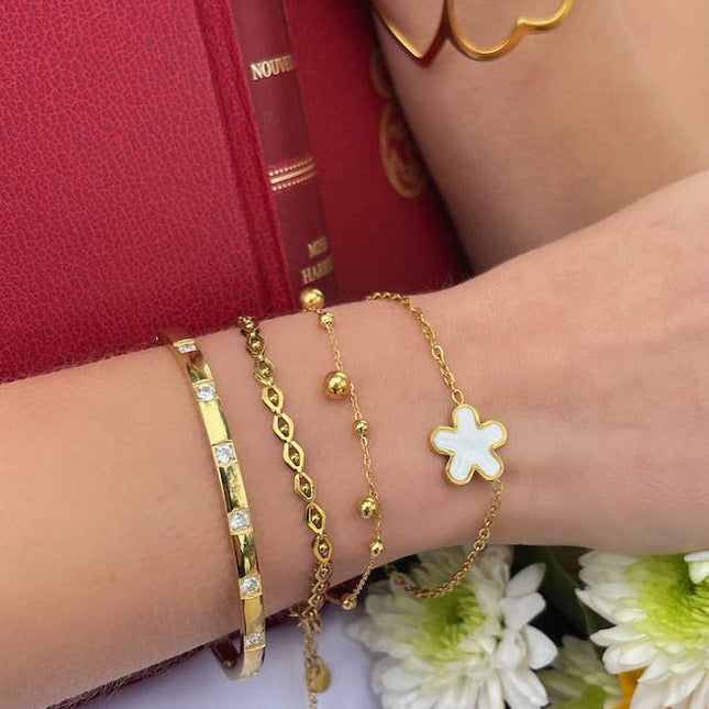 Öga Armband Guld Dam
