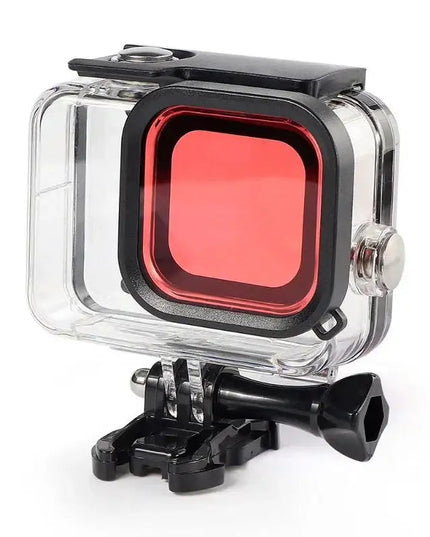 Färgfilter för dykning Röd - Hero8 Black i vattentätt skal
