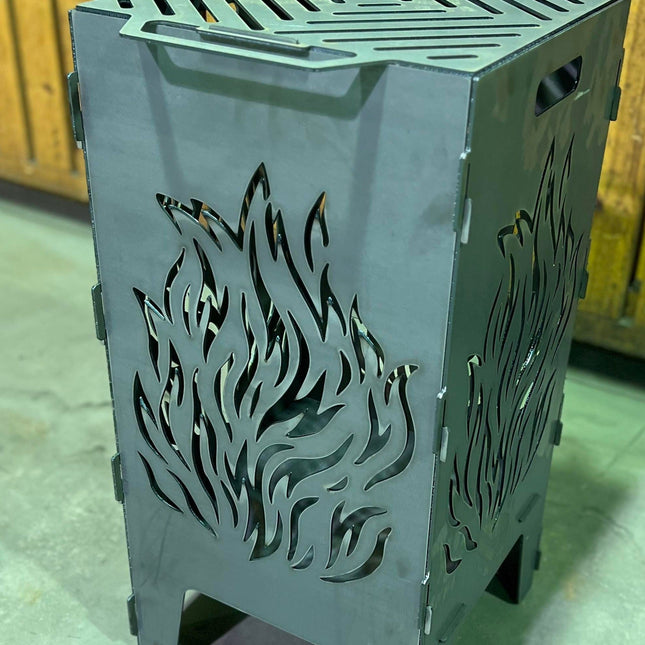 Eldkorg - XL inkl. Grillgaller (40x40x76cm)