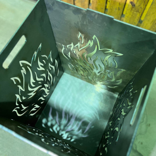 Eldkorg - XL inkl. Grillgaller (40x40x76cm)