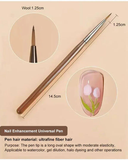 9PCS UV Gel Nail Brush SET