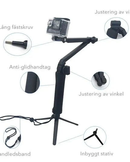 Handstativ - Selfiepinne - Tripod 200-620mm