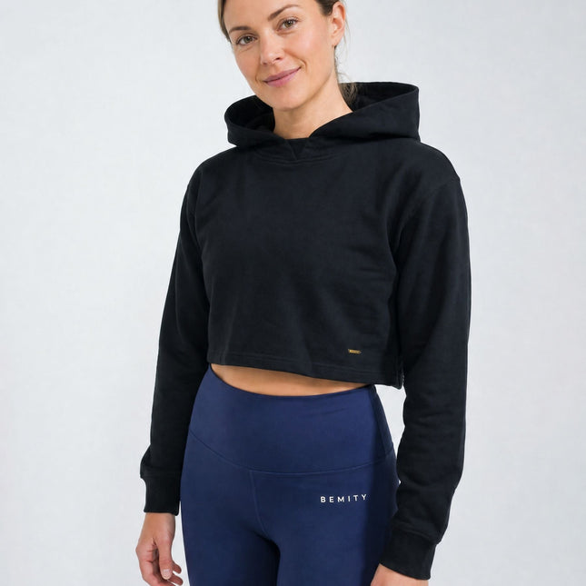 MISS ON Crop Hoodie