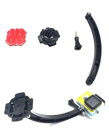 GoPro-fäste och arm för hjälm roterbart 360 grader