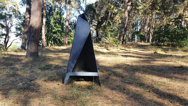 Eldstad Corten - Pyramiden