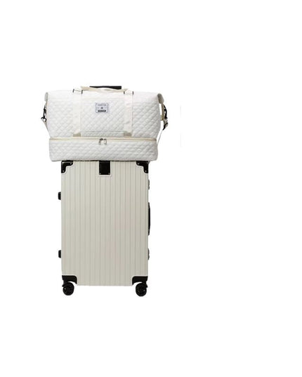 Weekendbag för kvinnor, separat skofack, vattenavvisande