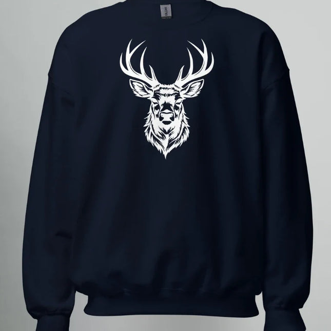 SWEATSHIRT WHITE DEER
