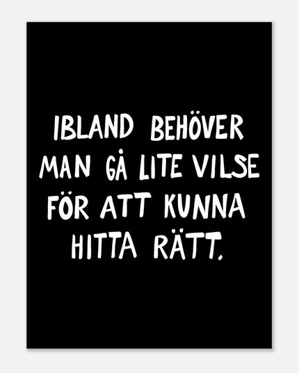 Poster | Gå vilse