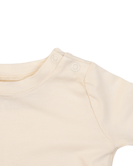 Bamboo Baby Long Sleeve T-Shirt - CREAM