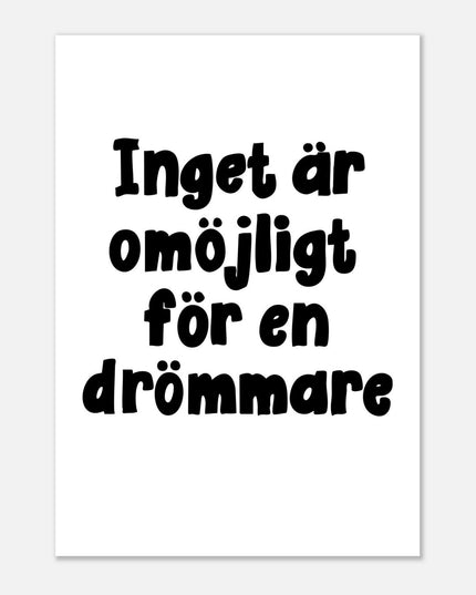 Poster | Drömmare