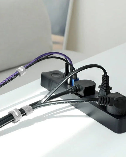 Baseus kardborrband på rulle, bredd 14mm, 3m - Grå