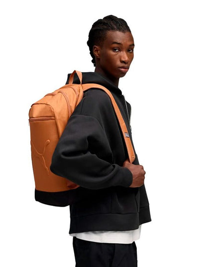 Träningsväska Puma Buzz Melted Carame 28L, ljusbrun