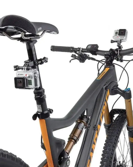 Fäste GoPro till cykelstyre och sadelstolpe - Med länkarm - Rör 10-35mm