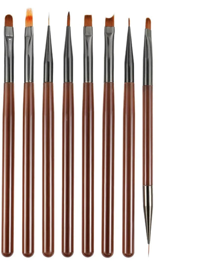 9PCS UV Gel Nail Brush SET