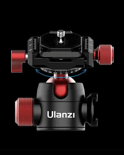 Ulanzi U-70 Kulledsfäste Vlog med tillbehörshållare 360 grader - Aluminium