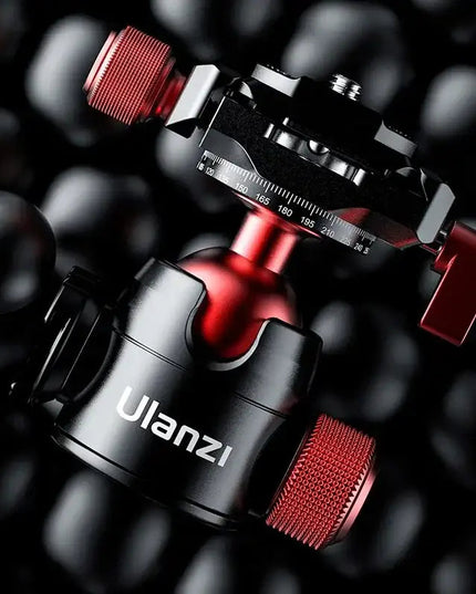 Ulanzi U-70 Kulledsfäste Vlog med tillbehörshållare 360 grader - Aluminium