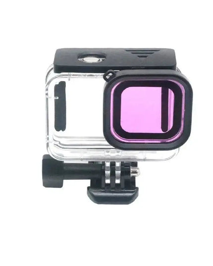Telesin Färgfilter Röd + Ljusröd + Lila till Hero13/12/11/10/9 Black i vattentätt skal - Paket