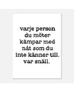 30x40 cm / Vit/svart