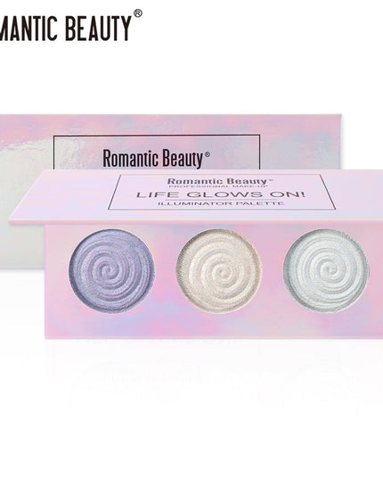 Romantic Beauty Tri-Color Highlighter