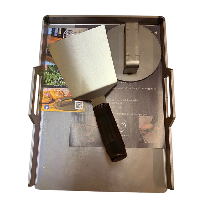 Burgarkit Premium Max (Stekbord+Smashjärn+Stekspade)