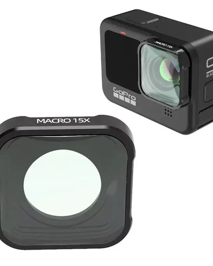 JSR Makrolins 15x förstoring till GoPro Hero12/11/Mini/10/9 Black