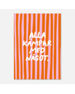 50x70 cm / Rosa/orange