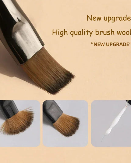 9PCS UV Gel Nail Brush SET