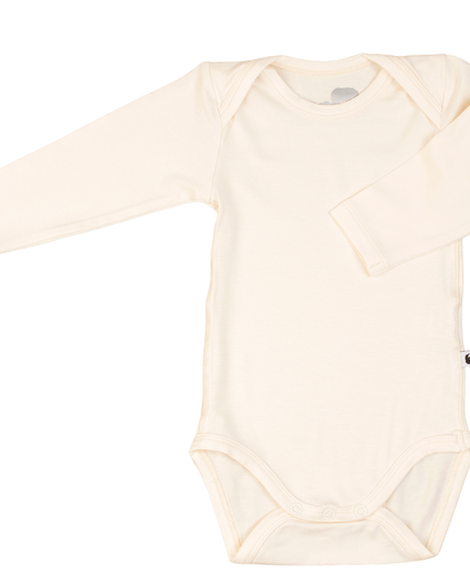 Bamboo Baby Long Sleeve Body - CREAM