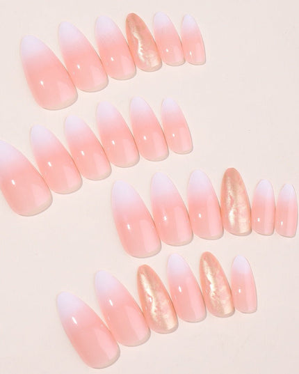 Press On Nails Lösnaglar Ombre Glitter