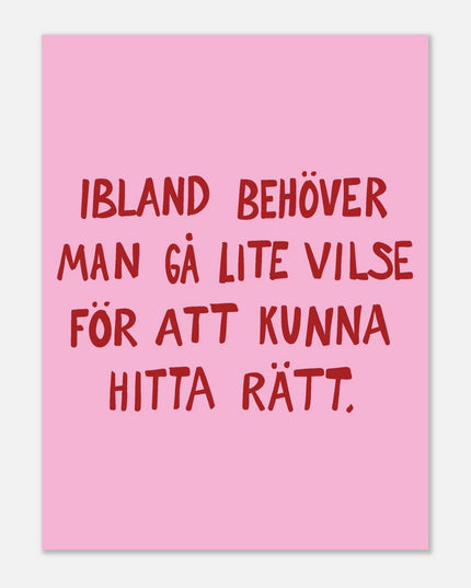 Poster | Gå vilse
