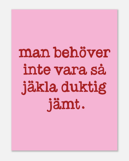 Poster | Duktig