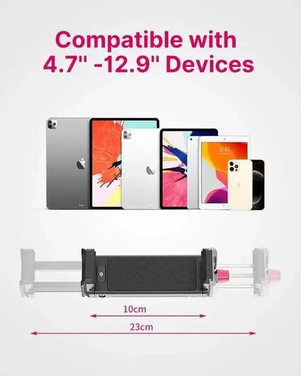 Ulanzi U-Pad III Tablet Clamp Fäste - hållare Padda till 1/4" skruv - Aluminium