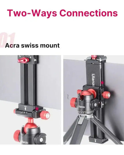 Ulanzi U-Pad III Tablet Clamp Fäste - hållare Padda till 1/4" skruv - Aluminium