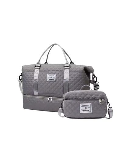 Weekendbag för kvinnor, separat skofack, vattenavvisande