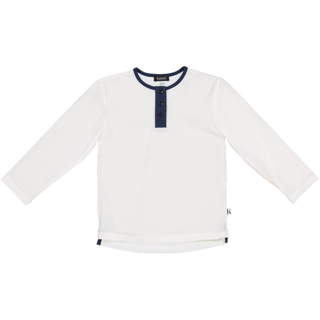 Kiwi UV-topp Vit/Blå