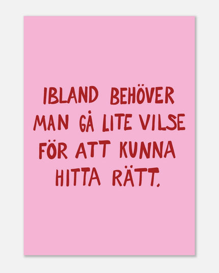 Poster | Gå vilse