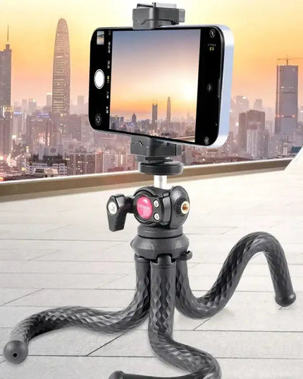 Ulanzi FT-01 Tripod flexibelt 360 grader kulledshuvud 1/4" skruv / Mobilhållare / Tillbehörssko - Bläckfisk