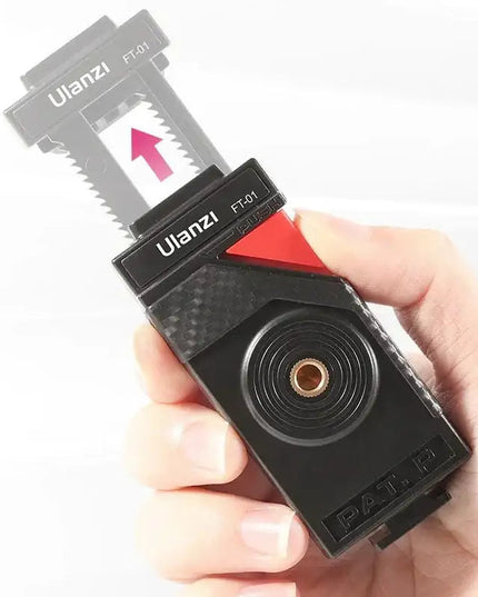 Ulanzi FT-01 Tripod flexibelt 360 grader kulledshuvud 1/4" skruv / Mobilhållare / Tillbehörssko - Bläckfisk