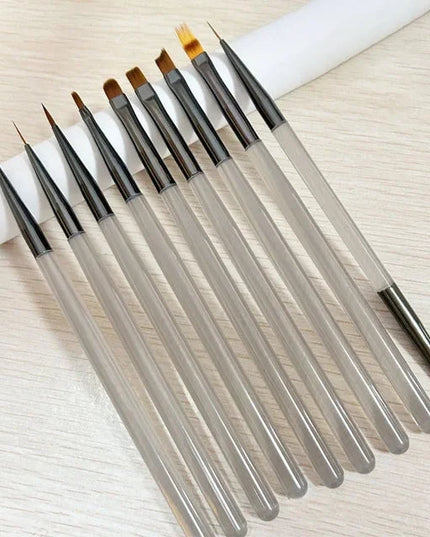 9PCS UV Gel Nail Brush SET