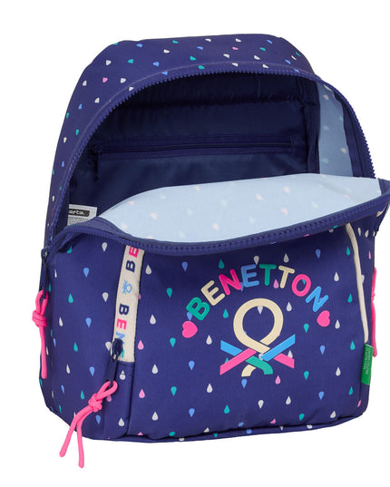 Ryggsäck Benetton Drop, multicolour, justerbare axelremmar