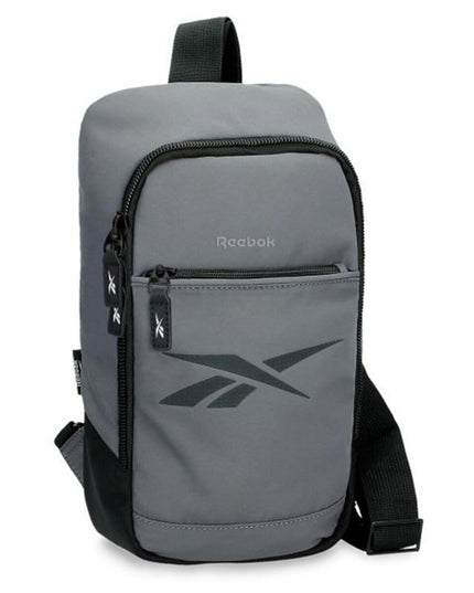 Axelväska Reebok Newport, grå, justerbar rem