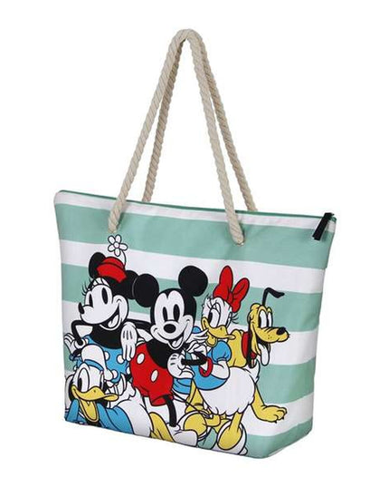 Strandväska Mickey Mouse, flerfärgad, rymlig