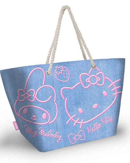 Strandväska Hello Kitty, blå, 260g