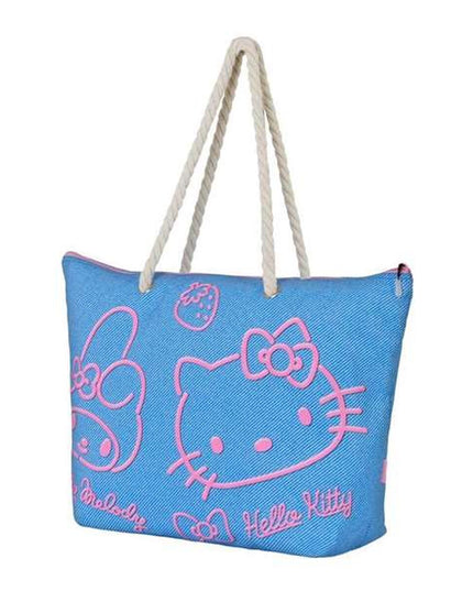 Strandväska Hello Kitty, blå, 260g
