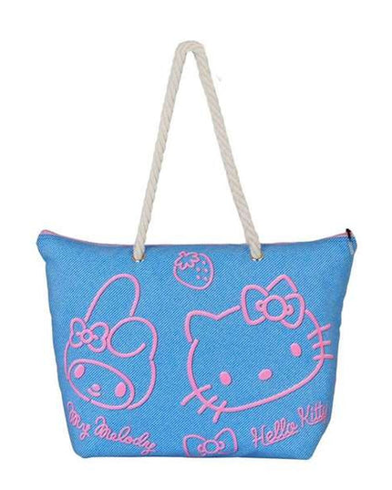 Strandväska Hello Kitty, blå, 260g