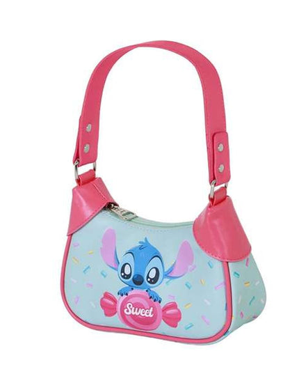 Axelväska Stitch i blå, kompakt och lätt