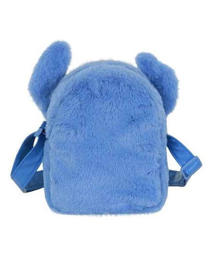 Axelväska Stitch för barn, blå, justerbar rem