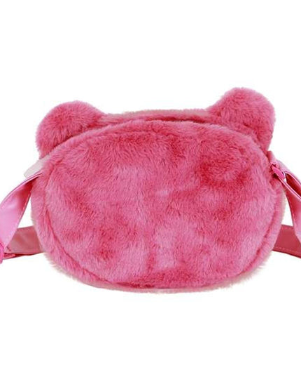 Axelväska Karactermania i polyester, rosa, med blixtlås